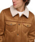 Фото #4 товара Men's Relaxed-Fit Faux-Shearling Trucker Jacket