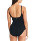 Фото #2 товара Women's Square-Neck One-Piece Swimsuit