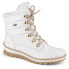 Фото #1 товара Leather waterproof boots insulated with wool Remonte W RKR629 white