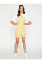 Фото #2 товара Комбинезон Koton Yellow Button Detail Print Jumpsuit