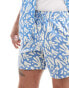 Farah printed short in blue BLAU, XS - фото #5