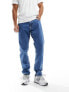 Фото #9 товара Calvin Klein Jeans authentic straight jeans in mid wash