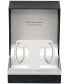 ფოტო #6 პროდუქტის Crystal Tapered Hoop Earrings in Silver-Plate, 1.2"