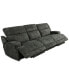 Фото #3 товара Sebaston 3-Pc. Fabric Sofa with 3 Power Motion Recliners, Created for Macy's