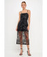 Women's Sequins Embroidered Cocktail Dress