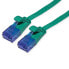 Фото #2 товара ROTRONIC-SECOMP UTP Patchkabel Kat6a/Kl.EA flach gruen 0.5m - Cable - Network