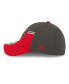 Фото #1 товара Men's Pewter, Red Tampa Bay Buccaneers 2023 Sideline 39THIRTY Flex Hat
