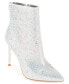 Фото #1 товара Women's Alexis Rhinestone Stiletto Dress Booties