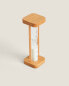 Фото #3 товара Песочные часы из стекла с рамой из дуба ZARAHOME Oak wood Hourglass