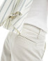 Фото #3 товара ASOS DESIGN slim stretch chino shorts in stone