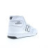 Фото #16 товара New Balance 480 BB480COA Mens White Leather Lifestyle Sneakers Shoes