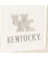 Women's Tan, White Kentucky Wildcats Color-Block Quarter-Zip Jacket