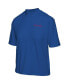 Фото #3 товара Women's Royal New England Patriots Half-Sleeve Mock Neck T-shirt