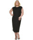 Фото #1 товара Plus Size Sleeveless Sheath Dress