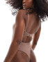 ASOS DESIGN All Day smoothing hidden padded underwired body with detachable straps in taupe