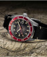 Men's Wreck Automatic Black Genuine Leather Strap Watch, 44mm