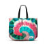 OH MY POP Horizontal Fan Voyage Shopping Bag