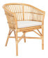 Olivia Rattan Accent Chair with Cushion
