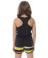 ფოტო #6 პროდუქტის Girls Hogwarts House Crest Racerback Tank and Shorts Pajama Set