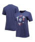 ფოტო #1 პროდუქტის Women's Navy USWNT One Team One Goal T-shirt