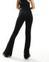 JJXX high waisted flared trouser in black