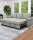 Hamilton 2 Piece Storage Sofa Bed Reversible Sectional