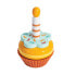 Фото #4 товара EUREKAKIDS Wooden cupcakes to play with build and create
