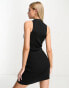 Urban Classics cut out dress in black