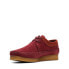 Фото #8 товара Clarks Weaver 26168629 Mens Burgundy Suede Oxfords & Lace Ups Casual Shoes