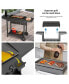 4 Burner Propane Gas Grill Flat Top Griddle Grill in Black - фото #6