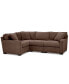 Фото #1 товара Radley Fabric 4-Pc. Sectional Sofa with Corner Piece, Created for Macy's