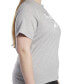 ფოტო #5 პროდუქტის Women's Short Sleeve Logo Graphic T-Shirt