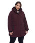 Фото #1 товара Plus Size Kootney Mid-Length Parka Coat