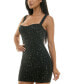 Фото #3 товара Juniors' Sequin Boucle Sleeveless Bodycon Dress