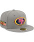 Фото #2 товара Men's Gray San Francisco 49ers Color Pack 59FIFTY Fitted Hat