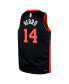 Фото #3 товара Big Boys and Girls Tyler Herro Black Miami Heat Swingman Replica Jersey - City Edition