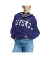 Women's Purple Baltimore Ravens Heidi Raglan V-Neck Sweater