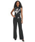 Фото #4 товара Блузка без рукавов с высоким воротником Calvin Klein женская с цветочным принтом