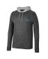 ფოტო #3 პროდუქტის Men's Black UCLA Bruins Ballot Waffle-Knit Thermal Long Sleeve Hoodie T-shirt