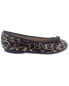 French Sole Pearl Sequin Flat Women's Brown 7.5