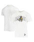 ფოტო #1 პროდუქტის Men's X SE Racing White Paperboy Racing T-shirt