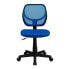 Фото #3 товара Mid-Back Blue Mesh Swivel Task Chair