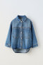 Denim overshirt ZARA