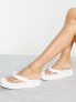 Фото #2 товара Kaltur flip flip sandals in white PU - WHITE
