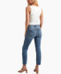 Most Wanted Mid Rise Americana Straight Leg Jeans