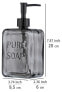 Фото #11 товара Дозатор винтовой для жидкого мыла WENKO PURE, стекло, 550 мл
