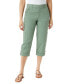Фото #1 товара Women's Adjustable-Hem Cargo Capri Pants