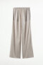 Silk blend trousers