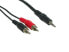 Фото #1 товара Good Connections AS-35S2CS - 3.5mm - Male - 2 x RCA - Male - 1.5 m - Black,Red,White