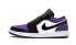 Фото #3 товара Кроссовки Nike Air Jordan 1 Low Court Purple (Белый, Фиолетовый, Черный)